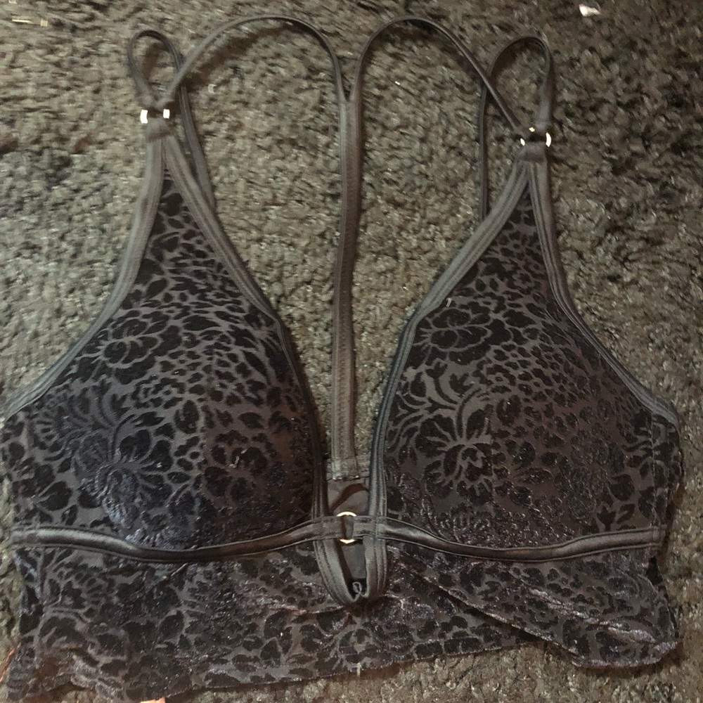 PINK Velvet bralette